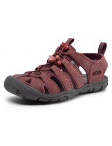 OBUV KEEN CLEARWATER CNX LEATHER WINE/RED DAHLIA