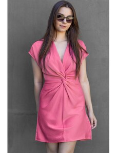 Jacqueline de Yong JDY dámské saténové mini šaty Urba růžové