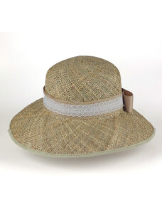 KRUMLOVANKA Letní dámský klobouk z mořské trávy Me-021