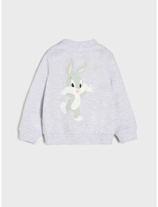 Sinsay - Mikina s kapucí Bugs Bunny - šedá