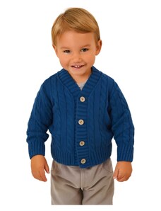Chlapecký svetr modrý jeans baby Jomar 237