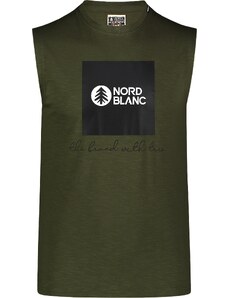 Nordblanc Khaki pánské bavlněné tílko SQUAD