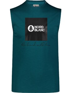 Nordblanc Zelené pánské bavlněné tílko SQUAD