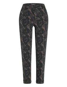 Černé kalhoty Cambio Stella s paisley vzorem