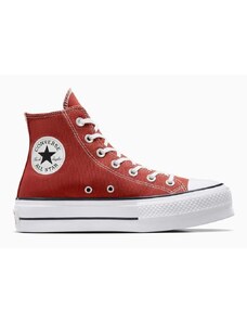 Kecky Converse Chuck Taylor All Star Lift dámské, červená barva, A06896C