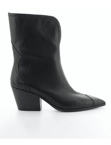 Kožené kotníkové boty Kennel & Schmenger Dallas dámské, černá barva, na podpatku, 21-73600.420