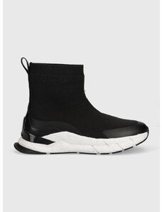Sneakers boty Calvin Klein LEGGERISSIMA SOCK BO černá barva, HW0HW01589