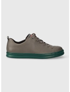 Kožené sneakers boty Camper Runner Four šedá barva, K100226.122