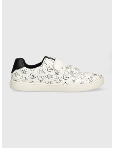 Dětské sneakers boty Geox x Disney bílá barva