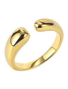 ORNAMENTI Pozlacený prstýnek Embrace gold