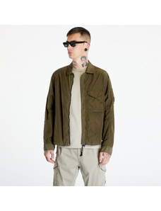 Pánská bunda C.P. Company Chrome-R Zipped Overshirt Ivy Green