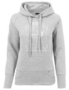 MISTER TEE Ladies F-Word Hoody - grey