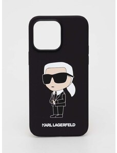 Obal na telefon Karl Lagerfeld iPhone 14 Pro Max 6,7" černá barva