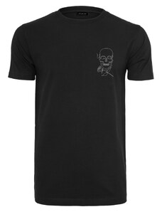 MT Men Černé tričko Skull One Line