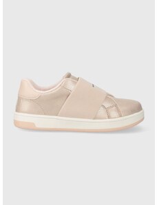 Dětské sneakers boty Calvin Klein Jeans růžová barva