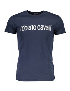 Roberto Cavalli Pánské Modré Tričko