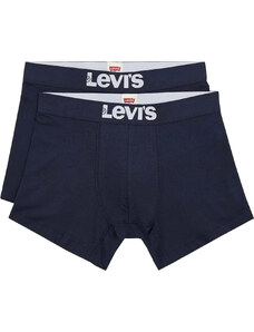 MODRÁ SADA BOXEREK LEVI'S BOXER 2 PAIRS BRIEFS Tmavě modrá