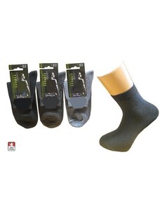 Ventuno trade Pánské ponožky hladké - snížený lem