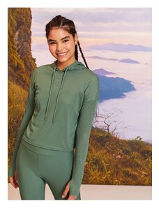 LC Waikiki Women's Hooded Plain Long Sleeve Sweatshirt