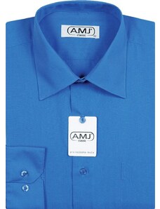 Pánská košile AMJ Comfort fit - modrá JD89