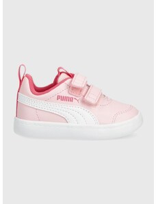 Dětské sneakers boty Puma růžová barva