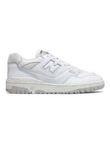 Kožené sneakers boty New Balance BB550PB1 bílá barva, BB550PB1