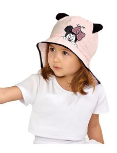 Letní klobouček Baby Nellys Minnie Love, pudrově růžový