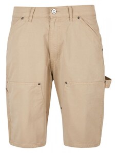 URBAN CLASSICS Double Knee Carpenter Shorts - unionbeige