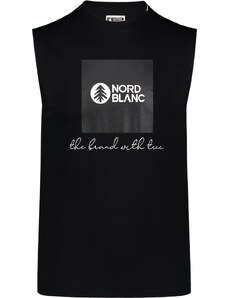 Nordblanc Squad pánské bavlněné tílko černé