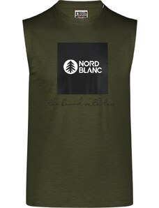 Nordblanc Squad pánské bavlněné tílko khaki