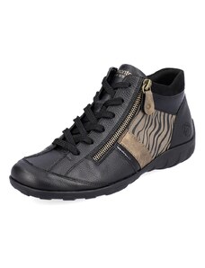RIEKER Dámská kotníková obuv REMONTE R3498-01 černá