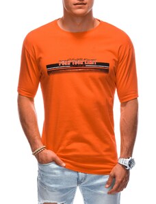 EDOTI Pánské tričko s potiskem 1846S - oranžová