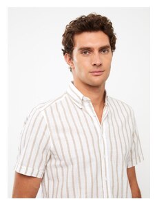LC Waikiki Men's Regular Fit Short Sleeve Striped Shirt