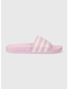 Pantofle adidas Originals Adilette dámské, růžová barva, IE9618