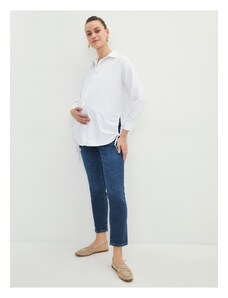 LC Waikiki Tummy Paneled Straight Fit Maternity Rodeo Jeans with Pocket Detail.