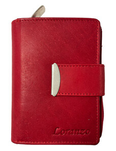 Loranzo Dámská kožená peněženka červená 3128