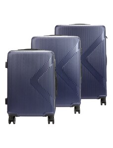 Sada cestovních kufrů Jony 029# x3 Z modrá