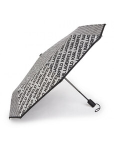 DEŠTNÍK KARL LAGERFELD K/ESSENTIAL SILVER SM UMBRELLA