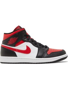 Nike Air Jordan 1 Mid Bred Toe