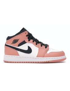 Nike Air Jordan 1 Mid Pink Quartz (GS)