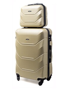 Rogal Zlatá sada 2 luxusních plastových kufrů "Luxury" - vel. M, L
