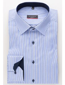 Košile Eterna Modern Fit "Streifen Twill" pruhovaná modrá / bílá 8992_16X14P