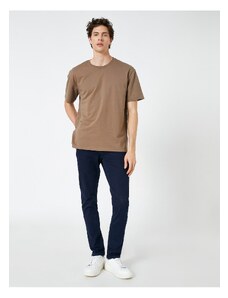 Koton Slim Fit Jeans Trousers have Pockets and Buttons