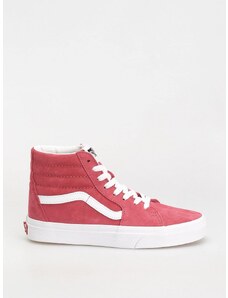 Vans Sk8 Hi (pig suede holly berry)růžová