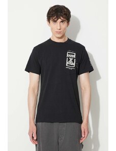 Bavlněné tričko Engineered Garments černá barva, 22S1H010-RP001D