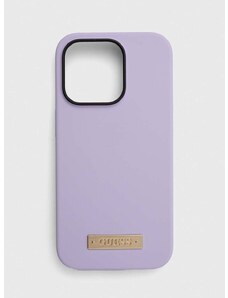 Obal na telefon Guess iPhone 14 Pro 6,1" fialová barva
