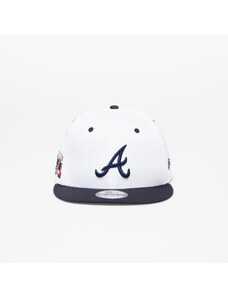 Kšiltovka New Era Atlanta Braves White Crown Patch 9Fifty Snapback Cap Optic White/ Navy