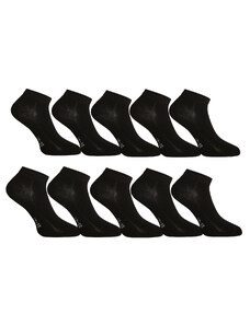10PACK ponožky Gino bambusové černé (82005)