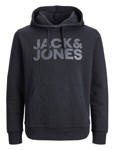 Jack&Jones Pánská mikina JJECORP Regular Fit 12152840 Black/Large Prin M