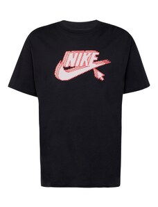 Nike Sportswear Tričko 'Futura' pink / černá / bílá